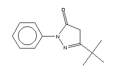 3-叔-丁基-1-苯基-2-吡唑啉-5-酮